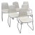 Rodolfo Dordoni for Matteograssi 2Leather Seat Dining Chairs, Set of Six For Sale