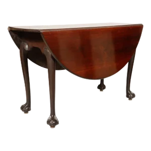 American Chippendale Mahogany Dropleaf Table