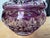 Bohemian Amethyst Cut Crystal Lidded Bowl or Bonbonnière, 20th Century For Sale - Image 6 of 12