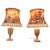 Brown Vintage White Marble Lamps, 1930, Set of 2 For Sale - Image 8 of 8