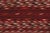 Rug & Kilim Antique Persian Kilim Runner in Red With Colorful Serrated Stripes - Rug & Kilim For Sale - Image 4 of 6