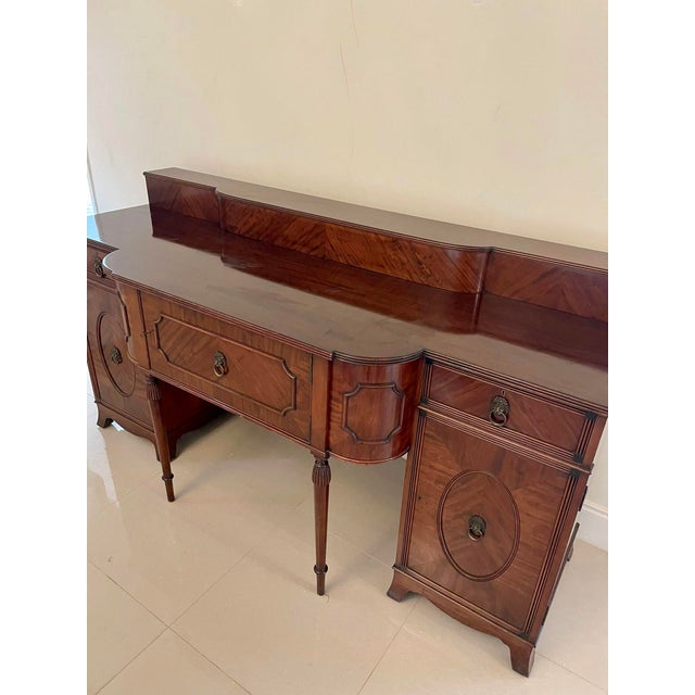 Edwardian Mahogany Sideboard from Goodall of Manchester, 1900s For Sale - Image 9 of 18
