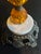 1960s Mid 20th Century Hollywood Regency Amber Lucite, Brass and Marble Smoking Pedestal For Sale - Image 5 of 8