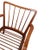 Wood Vintage Knoll Antimott Solid Wood Lounge Chair in Ivory Boucle' For Sale - Image 7 of 10