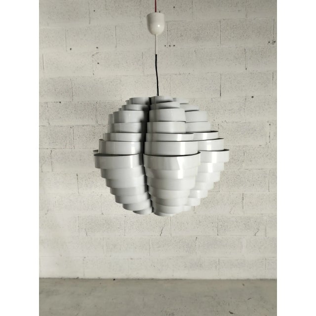 Mid-Century Modern Tornado Model 1772 Pendant Light by Elio Martinelli for Martinelli Luce, 1970s For Sale - Image 3 of 13