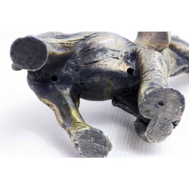 Mid-Century Metal Elephant Figurine, 1960s For Sale - Image 4 of 13