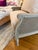 Wood Cane Armchair Reclaimed Weathered Grey Wash For Sale - Image 7 of 12