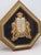 Mid-Century Judaica Ten Commandments Wall Plaque W/ Lions, Crown, Black Velvet For Sale In Boston - Image 6 of 10