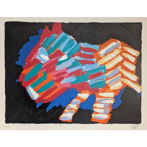 Karel Appel, Cat in the Night, 1978, LIthograph For Sale - Image 6 of 6