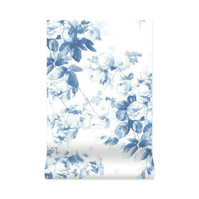 House of Hackney House of Hackney London Rose Traditional Wallpaper - China, Sample For Sale - Image 4 of 4