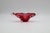 Mid-Century Bohemian Art Glass Cranberry Centrepiece Bowl by Josef Hospodka for Chřibská, 1960s, in Very Good conditions....
