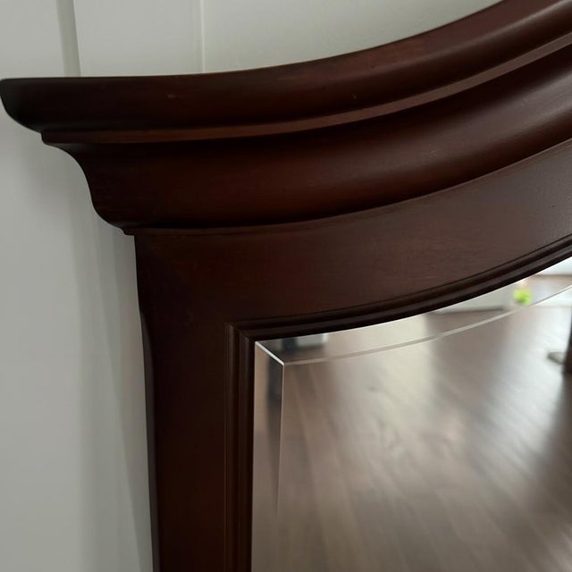 Elegant dresser mirror from the highly sought-after Thomasville Impressions Martinique Collection, crafted in richly...