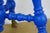 Antique Victorian H Holtzman & Sons Blue Piano Stool Glass Ball & Claw 19" For Sale - Image 10 of 18