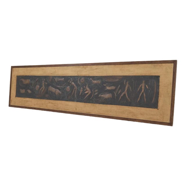 Copper Decorative Panel by Laurana Rame Darte, 1950s For Sale