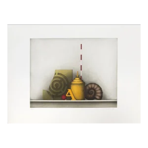 A Still Life, Friedrich Meckseper Aquatint, Signed, Numbered, and Dated in Pencil