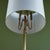 Metal Brass Candelabra Floor Lamp With Silk Shade For Sale - Image 7 of 11