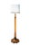 Mid-Century Modern Antique Art Deco Swedish Grace Period Ebonized Burl Wood Floor Lamp 69" For Sale - Image 3 of 17