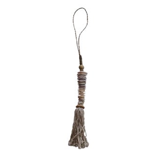 Contemporary Shell Currency Tassel For Sale