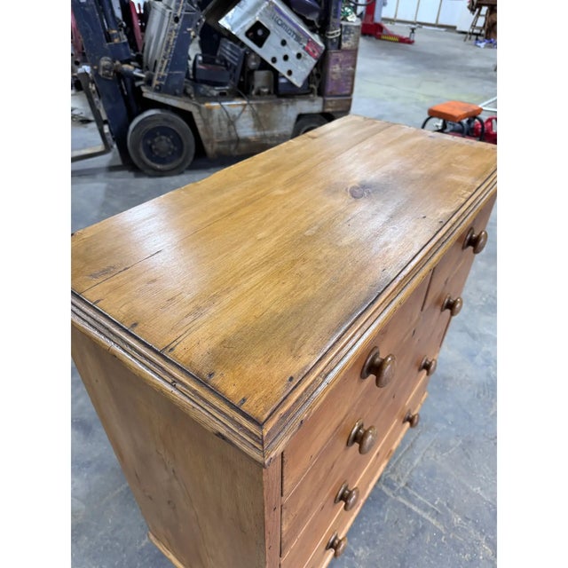 19th Century English Pine Chest of Drawers For Sale - Image 11 of 11