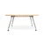 Wood Medamorph Dining Table in Brown Wood and Chrome from Vitra For Sale - Image 7 of 11