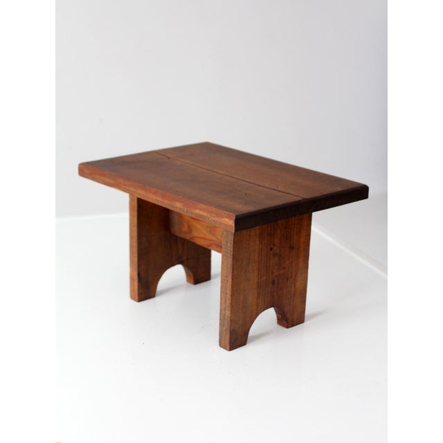 Vintage Wood Step Stool For Sale - Image 11 of 13