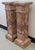 Pair Louis XVI Style Mottled Rouge De France Marble Pedestals For Sale In Washington DC - Image 6 of 17