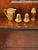 1910s 4 Gold Porcelain Antique Salt Pepper Shakers and Creamer - 6pcs For Sale - Image 11 of 11
