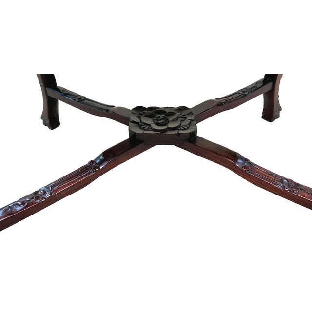 Brown 19th Century Oriental Hardwood Rectangular Coffee Table, 1870s For Sale - Image 8 of 12