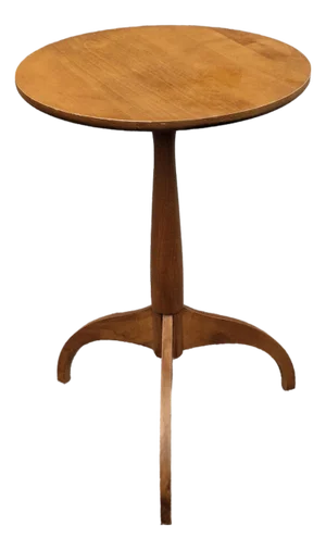 Manner Stephen Swift Stained Solid Cherry Pedetal Spider Side Table Candle Stand