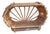 1970s Sculptural Slatted Wood Cocoon Daybed With Architectural Oval Frame For Sale