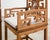 Brown Pair of Chinese Ming Style Scholar's Armchairs With Marble Inset For Sale - Image 8 of 18