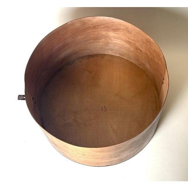 Wood Antique Estonian Birch Hat Box from Luther, 1890s For Sale - Image 7 of 18