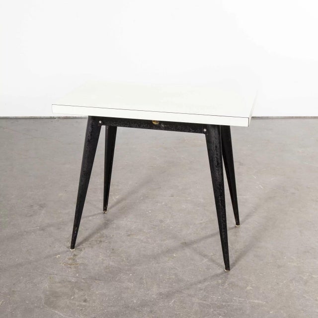 1950's original French T55 Tolix rectangular cafe - kitchen - dining table. Tolix is one of our all time favourite...