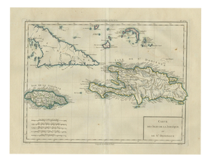 Antique Caribbean Map, 1775