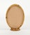 Mid-Century Oval Table Vanity Mirror in Bamboo and Rattan, Italy, 1970s For Sale - Image 12 of 13