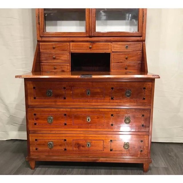Louis XVI South German Secretary Bookcase, 1780 For Sale - Image 6 of 10