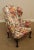 Wood Vintage Chippendale Style Custom Mahogany Ball & Claw Wing Chair For Sale - Image 7 of 13
