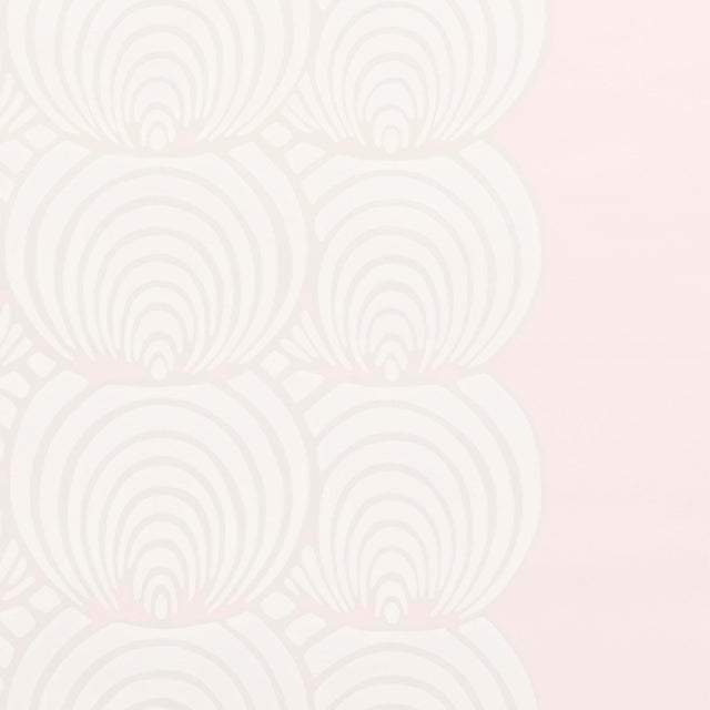 Contemporary Sample - Schumacher Coralline Wallpaper in Blush For Sale - Image 3 of 4