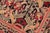 Ikat Floral 1990's Pak-Persian Black/Red Wool Rug - 6'0'' X 9'5'' For Sale - Image 4 of 9