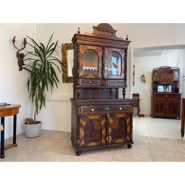 Wilhelminian Style Kitchen Buffet Cabinet For Sale - Image 5 of 14