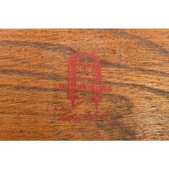 Brown Gustav Stickley Antique Mission Oak Arts & Crafts Dresser With Mirror, Circa 1910 For Sale - Image 8 of 16