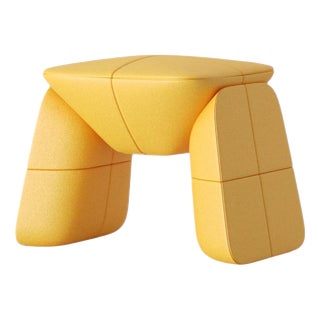 Max Stool in Kvadrat Hero 2 Fabric by Julien Lestrille For Sale