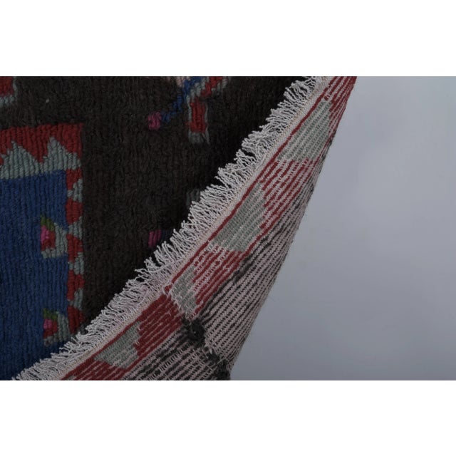 Angora Wool Turkish Shaggy Rug 3'4'' X 4'7'' For Sale - Image 9 of 11