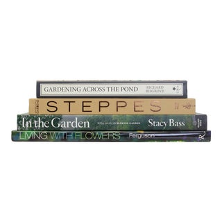 In the Garden Coffee Table Books - Set of 4 For Sale