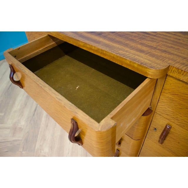 Wood Art Deco Buffet, 1940s For Sale - Image 7 of 12