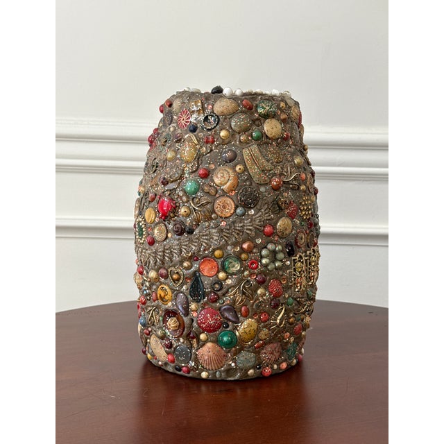 Folk Art Handmade Memory Vase For Sale - Image 4 of 12