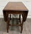 Antique 1920s Colonial Revival Solid Maple Gateleg Drop Leaf Dining Table For Sale - Image 4 of 16
