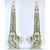 1960s Mid 20th Century Italian Majolica Elephant Obelisks by Meiselman Imports - A Pair For Sale - Image 5 of 13