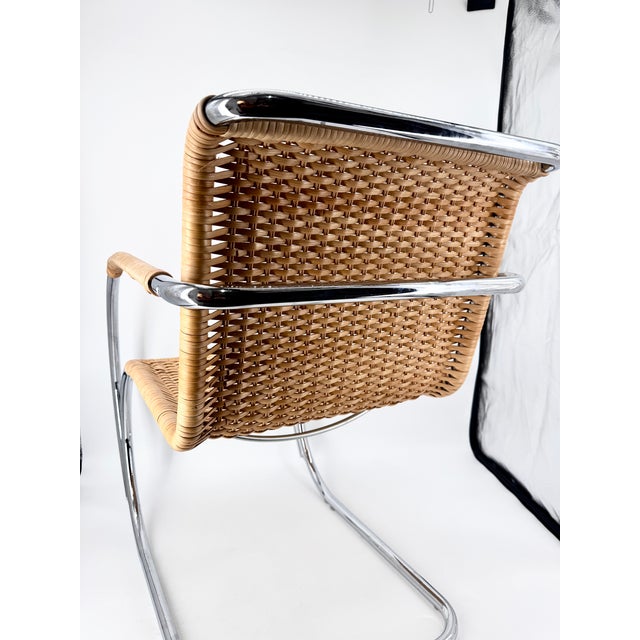 Wood Bauhaus D42/MR20 Cantilever Armchair by Mies van der Rohe for Tecta, Germany, 1990s For Sale - Image 7 of 11