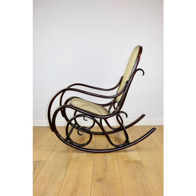 Rocking Chair on Runners, 1970s For Sale - Image 5 of 15